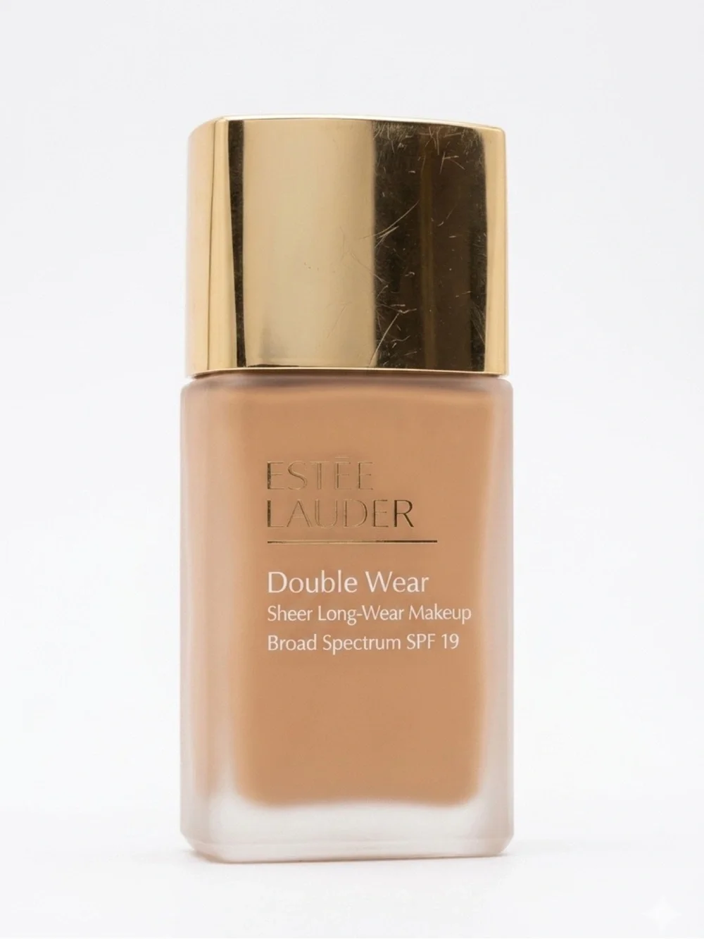 Estee Lauder Double Wear Sheer Foundation - Warm Tan with Gold Cap shade 2w1